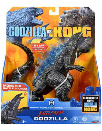 Godzilla De Lujo Battle Roar Con Sonidos De Batalla Vs Kong