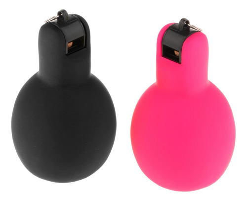 2 Piezas Silbatos De Mano Silbatos Para Rosa Rojo Negro