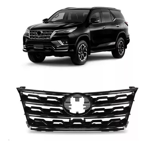 Grade Radiador Hilux Sw4 Srx 2021 2022 2023 2024 Black Piano