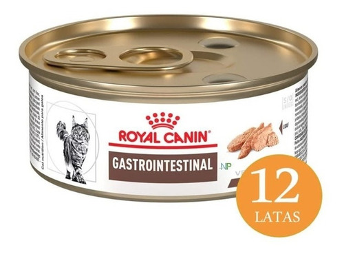 12 X Royal Canin Gastrointestinal Lata 145g Para Gatos. Np