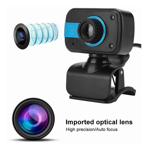 Cámara Web Usb Full Hd 1080p Con Micrófono Transmisión En