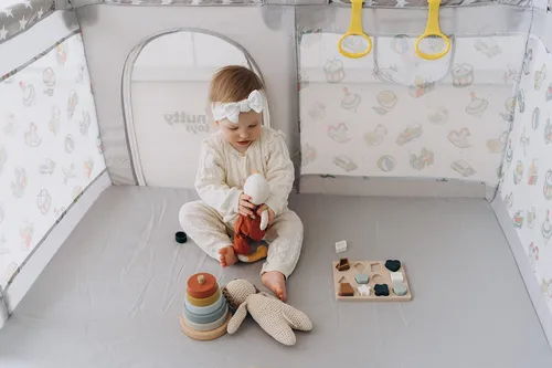 Playpen Nutty Toys Premium Para Bebés Y Niños Pequeños, Segu