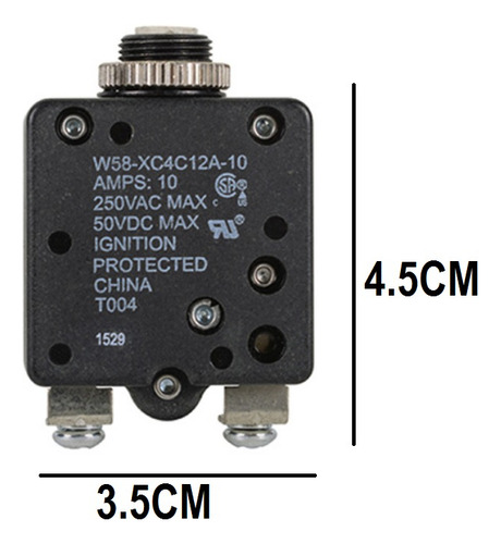 Corta Corriente Aviacion Tyco Circuit Breaker Nuevo Envio Ms