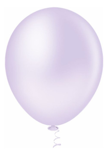 Balão Bexiga Tom Pastel Nº 16 Lilás Pic Pic Candy Com 12 Un Cor Lilas Candy