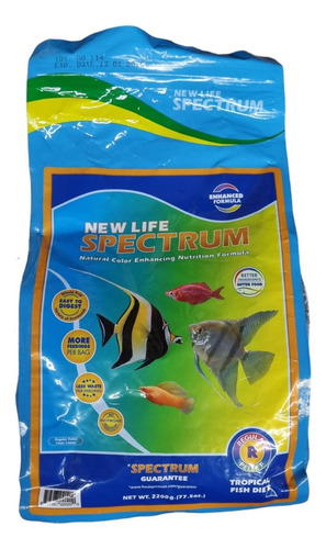Spectrum Alimento Peces Tropicales Pellet Regular 1mm 2200g