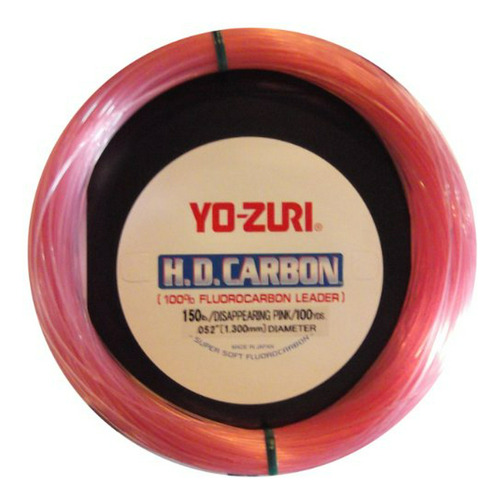 Fluorocarbon Yo-zuri Hd60-pound-dp, Rosado