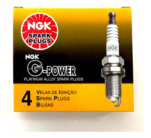 Bujia Ngk Bkr6egp Platino G-power Juego 4 Unidades