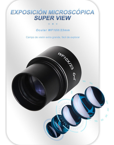 Trinocular Kaisi Tx-350s Con Plataforma Grande