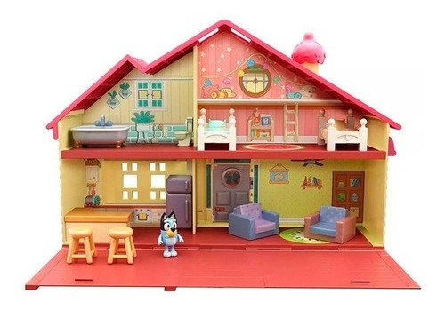 Imagen 3 de 7 de Bluey Casa Familiar Set De Juego Con Accesorios + Figura Ed