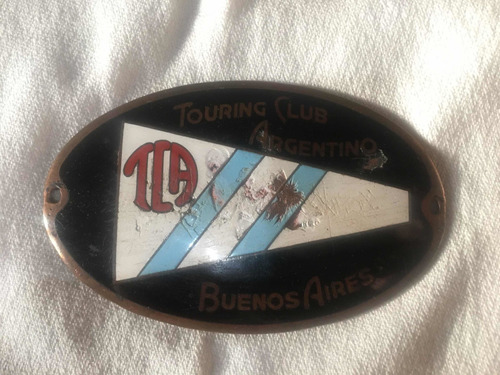 Insignia Escudo Esmaltado Touring Club Argentino Buenos Aire