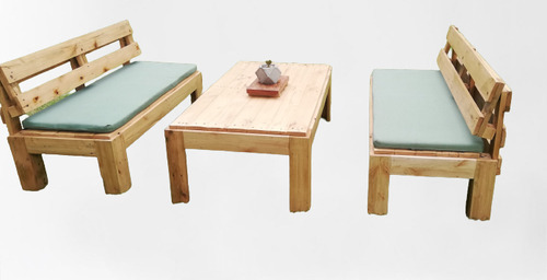 Mesa Y Sillones Pallet Reciclado