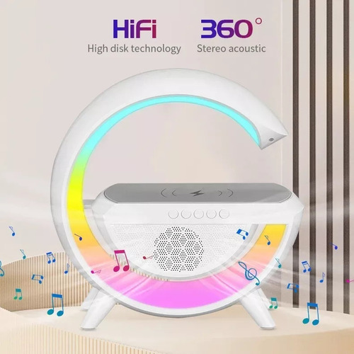 Lámpara De Mesa Con Bocina Bluetooth Inteligente Atmosphere