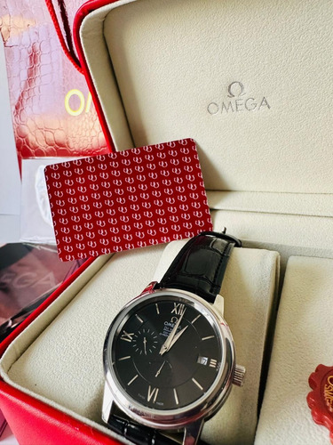 Reloj Omega Modelo De Ville Negro/plateado Fullset Negro Plateado Negro (Usado)