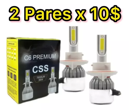 Bombilla De Faro LED H1 Alta Luminosidad Brillante 80W 2800LM XB D