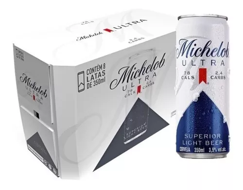 Kit 6 Cerveja Michelob Ultra Long Neck Importada 355ml - Usa
