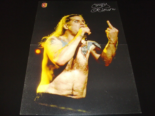Poster Ozzy Osbourne * Virgin Steele * 40 X 28 (f028)