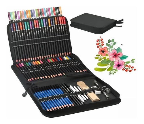 Kit Dibujo Estuche Profesional 95 Piezas