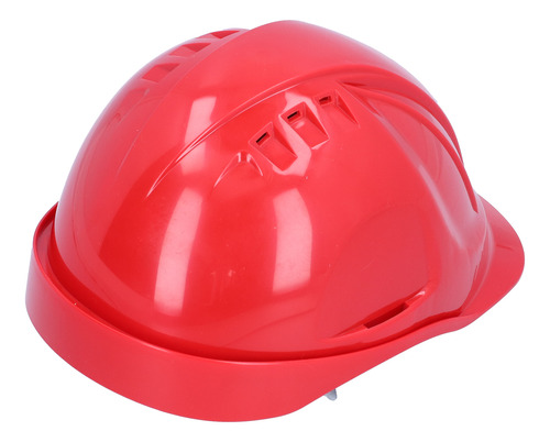 Equipo De Protección Laboral: Casco Rojo Transpirable, Abs