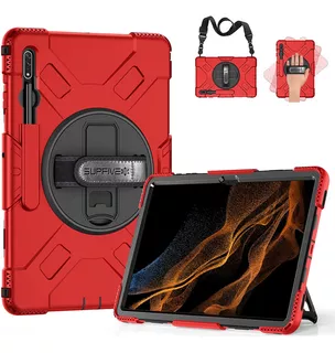 Funda Roja Para Samsung Galaxy Tab S8 Ultra 2022 14.6