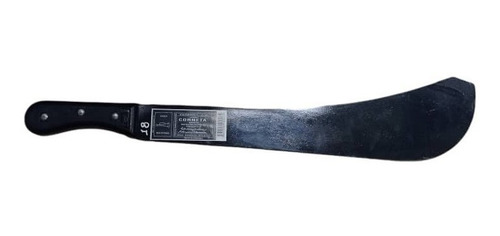 Machete Rozador 22 Pulgadas Negro Mango Plastico Corneta