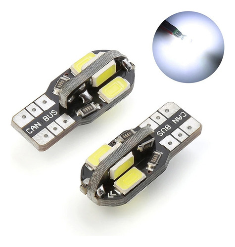 T10-8 Led Bombillas Led Canbus Coche Interior Blanco,200pzs