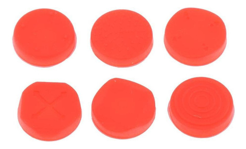 6pcs Thumb Grips Analógico Compatible Con Playstation Ps