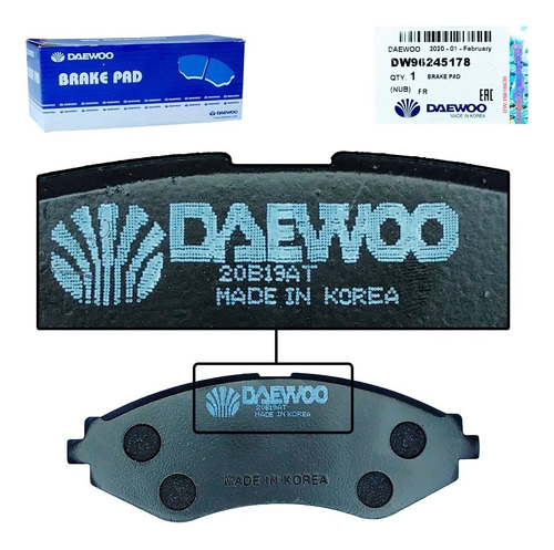 Imagen 7 de 8 de Pastillas Delanteras Aveo 2012 2013 2014 Lt Speed Original