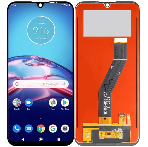 Tela Frontal Display Lcd Compatível Moto E6s Xt2053 Premium