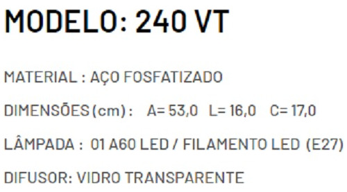 Kit C/ 17 Arandela Externo Interno Luminaria Vintage 240