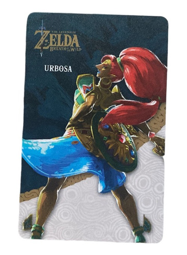 Tarjetas Mini Amiibo Zelda Tears Nintendo Switch Urbosa Botw