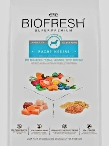 Alimento Biofresh Adulto Razas Medianas 10,1 Kg