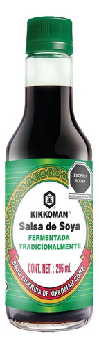Salsa De Soya Kikkoman Reducida En Sodio 296 Ml