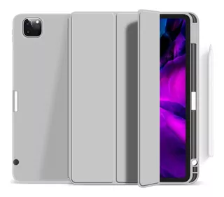 Funda Para iPad Pro 11 Con Porta Pencil Gris