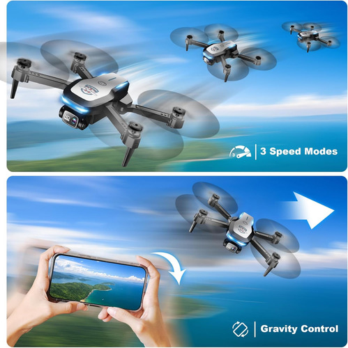 Drone Con Cámara 1080p Fpv Dron Plegable Para Principiantes,