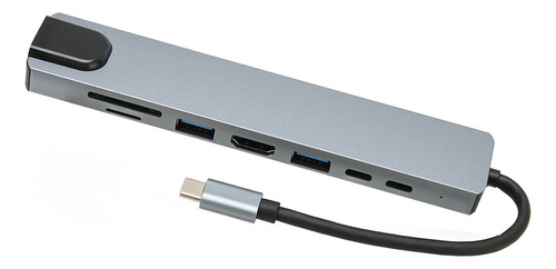 L Estación De Acoplamiento Tipo C 8 En 1 Para Pd Usb3.0