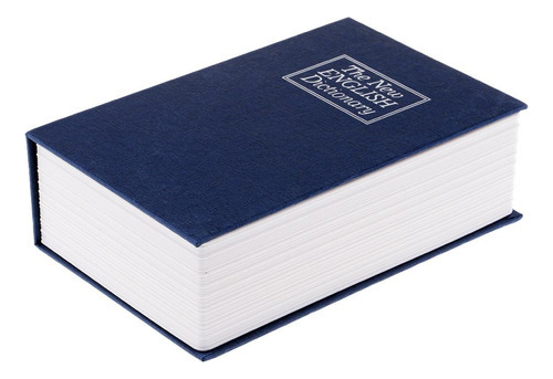 Caja De Seguridad Portátil Para Libros De Desvío Con Azul