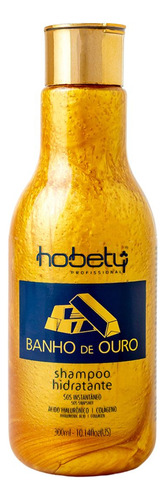 Shampoo Hobety Hidratação Banho De Ouro 300ml