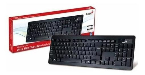 Teclado Con Cable Usb Genius Slimstar 130 Español