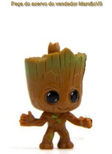 Miniatura 5 Cm Em Pvc Do Groot Dos Guardiões Da Galaxia N°1