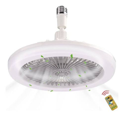 Ventilador De Techo Silencioso Moderno Con Luces Luz Led Tm