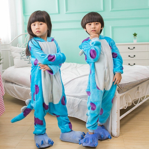 Imagen 3 de 3 de Pijama Kigurumi Chicos Infantil Para Dormir Mameluco Disfraz