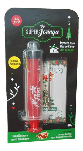 Jeringa Para Pavo Con Aguja De Acero Inoxidable