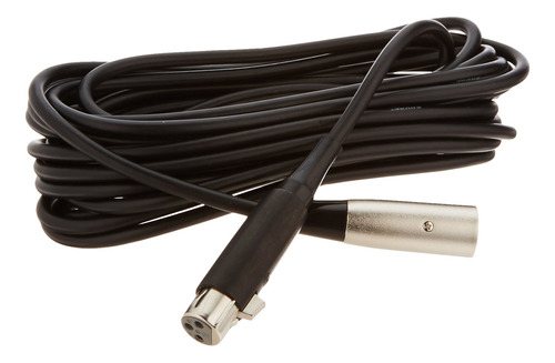 Shure C25b Cable Trabajo Pesado (25 Pies) Color Negro