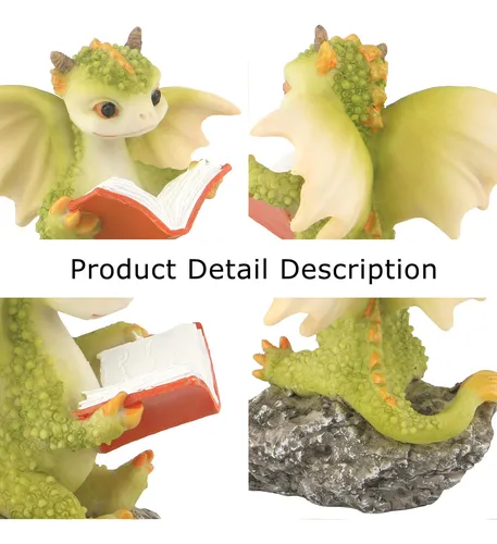 Keepkap Estatua De Dragon, Mini Figura De Dragon, Decoracion
