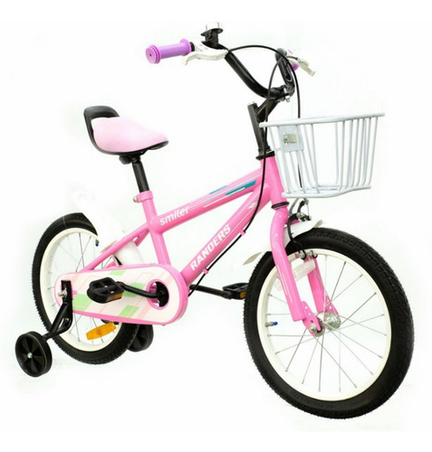Imagen 5 de 7 de Bicicleta Para Niña Randers Color Rosa Rodado 16