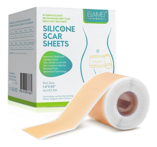 Parche De Silicona Para Cicatrices 4cmx1.5m(silicone Sheets)