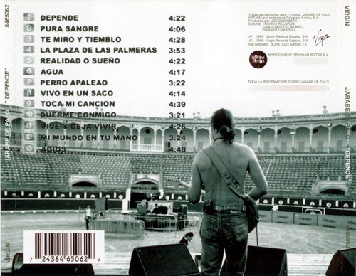 Jarabe De Palo - Depende Cd Nuevo Cerrado