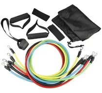 Comprar Set Kit Entrenamiento Funcional Bandas 5 Resistencias Manija