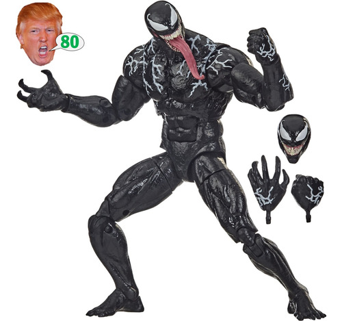 Muñeco Venom 21cm Spiderman Marvel Legends Original Monstruo