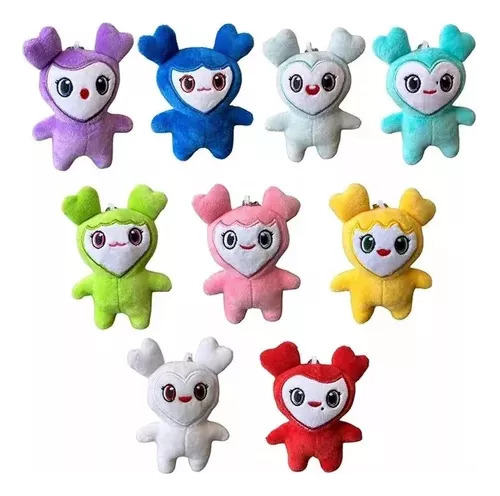 9pcs Peluche Llavero Colgante Twice Lovely Kpop Korea Regalo